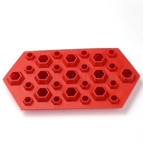 Diamond Shape Silicone UV Resin Candy Jewelry Molds 2 Quantity Set - Picture 3 of 5